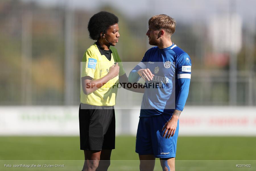 Schiedsrichter, Kenny Abieba, Sepp-Endres-Sportanlage, Würzburg, 16.10.2021, BFV, sport, action, Fussball, Deutschland, Oktober 2021, Saison 2021/2022, Bayernliga Nord, DJK, WFV, DJK Gebenbach, Würzburger FV - Bild-ID: 2311402 Schiedsrichter, Kenny Abieba, Sepp-Endres-Sportanlage, Würzburg, 16.10.2021, BFV, sport, action, Fussball, Deutschland, Oktober 2021, Saison 2021/2022, Bayernliga Nord, DJK, WFV, DJK Gebenbach, Würzburger FV - Bild-ID: 2311402