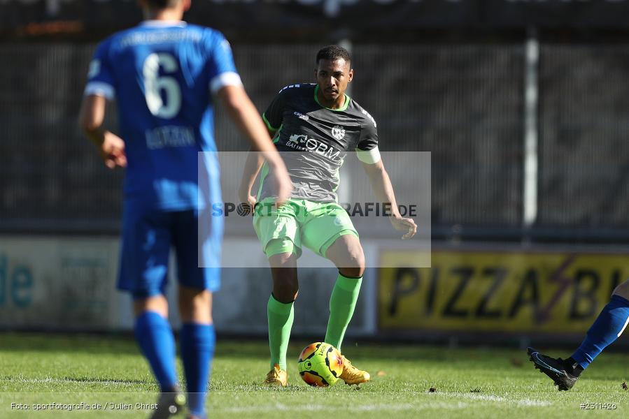 Julian Ceesay, Sepp-Endres-Sportanlage, Würzburg, 16.10.2021, BFV, sport, action, Fussball, Deutschland, Oktober 2021, Saison 2021/2022, Bayernliga Nord, DJK, WFV, DJK Gebenbach, Würzburger FV - Bild-ID: 2311426