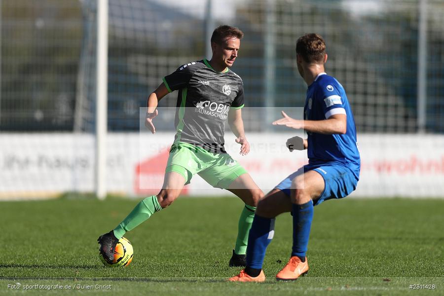 Dominik Haller, Sepp-Endres-Sportanlage, Würzburg, 16.10.2021, BFV, sport, action, Fussball, Deutschland, Oktober 2021, Saison 2021/2022, Bayernliga Nord, DJK, WFV, DJK Gebenbach, Würzburger FV - Bild-ID: 2311428
