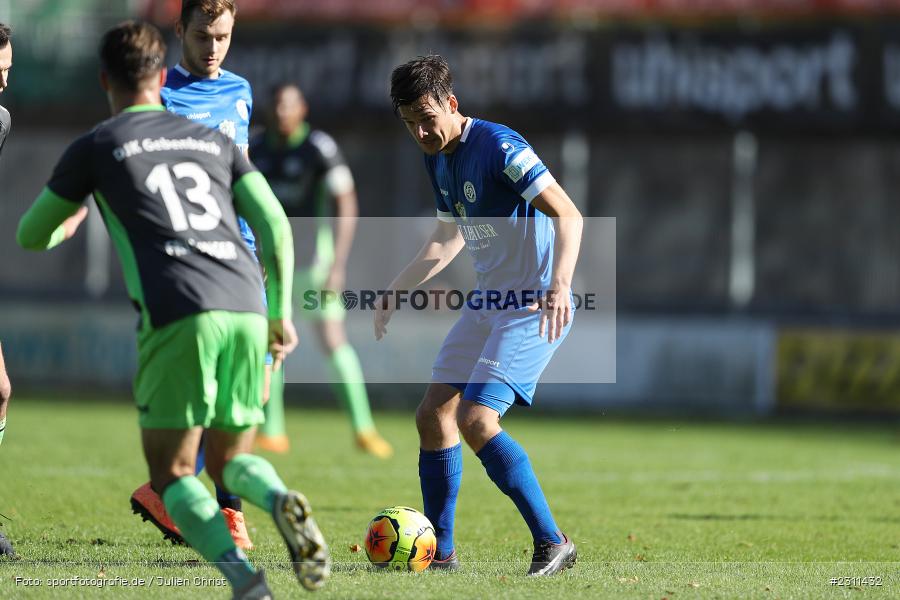 Moritz Lotzen, Sepp-Endres-Sportanlage, Würzburg, 16.10.2021, BFV, sport, action, Fussball, Deutschland, Oktober 2021, Saison 2021/2022, Bayernliga Nord, DJK, WFV, DJK Gebenbach, Würzburger FV - Bild-ID: 2311432