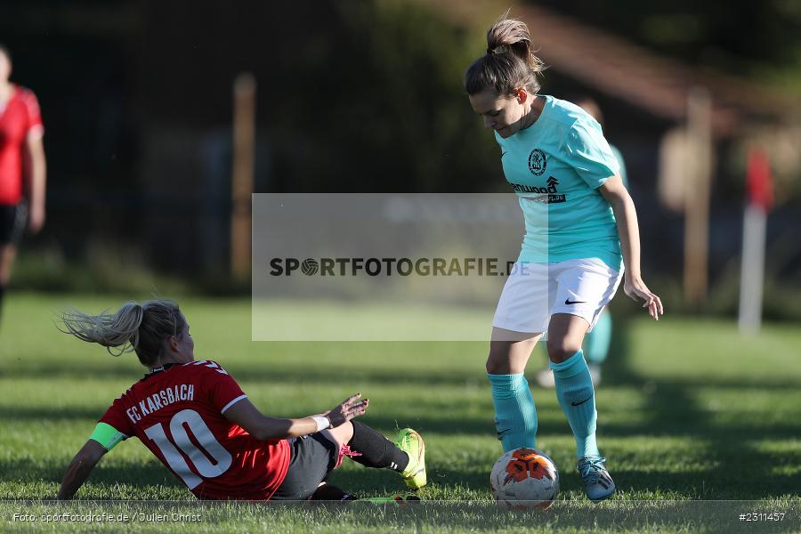 Chiara Messere, Sportplatz, Karsbach, 16.10.2021, BFV, sport, action, Fussball, Deutschland, Oktober 2021, Saison 2021/2022, BOL, Bezirksoberliga Frauen, TSV, FCK, TSV Keilberg, FC Karsbach - Bild-ID: 2311457