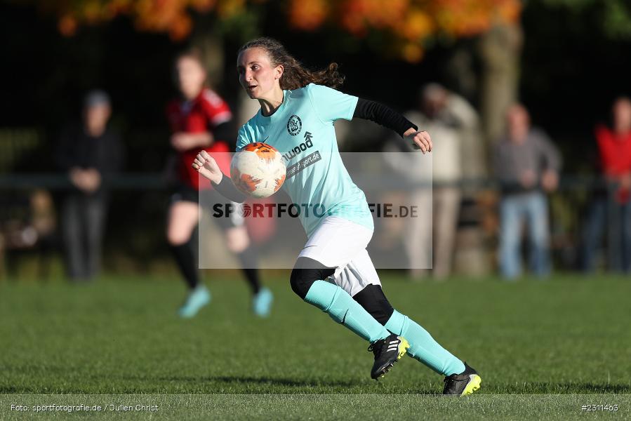 Lara Münzenberger, Sportplatz, Karsbach, 16.10.2021, BFV, sport, action, Fussball, Deutschland, Oktober 2021, Saison 2021/2022, BOL, Bezirksoberliga Frauen, TSV, FCK, TSV Keilberg, FC Karsbach - Bild-ID: 2311463