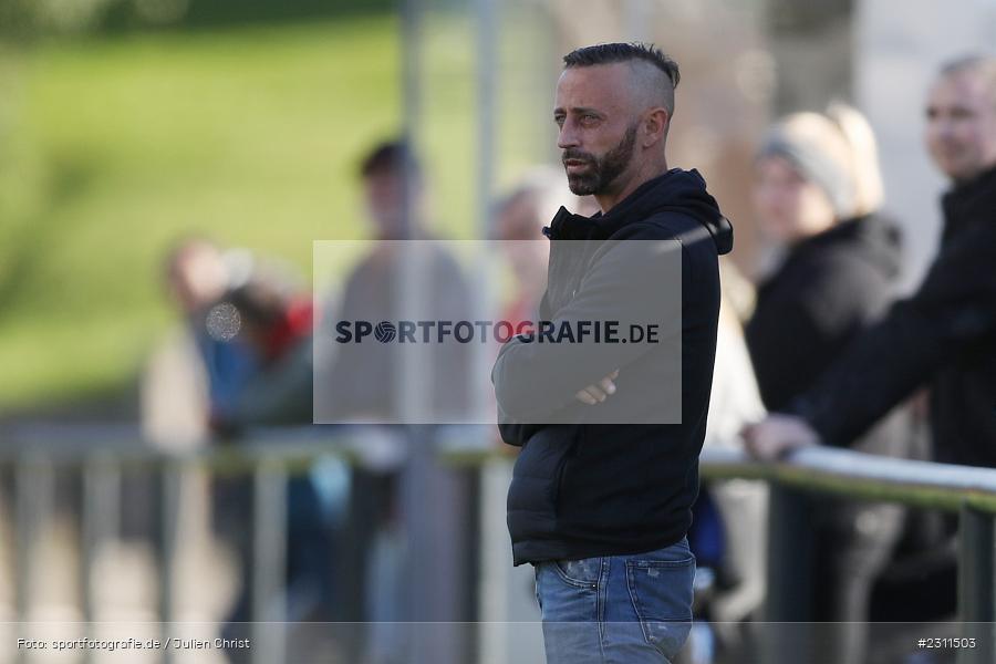 Trainer, Sebastian Schimetka, Sportplatz, Karsbach, 16.10.2021, BFV, sport, action, Fussball, Deutschland, Oktober 2021, Saison 2021/2022, BOL, Bezirksoberliga Frauen, TSV, FCK, TSV Keilberg, FC Karsbach - Bild-ID: 2311503