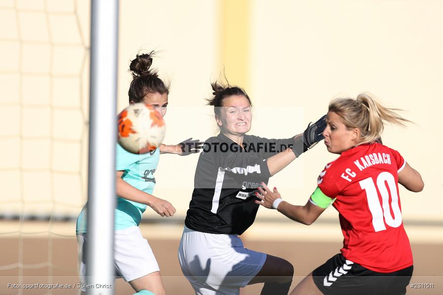 Theresa Hock, Luisa Hock, Sportplatz, Karsbach, 16.10.2021, BFV, sport, action, Fussball, Deutschland, Oktober 2021, Saison 2021/2022, BOL, Bezirksoberliga Frauen, TSV, FCK, TSV Keilberg, FC Karsbach - Bild-ID: 2311511