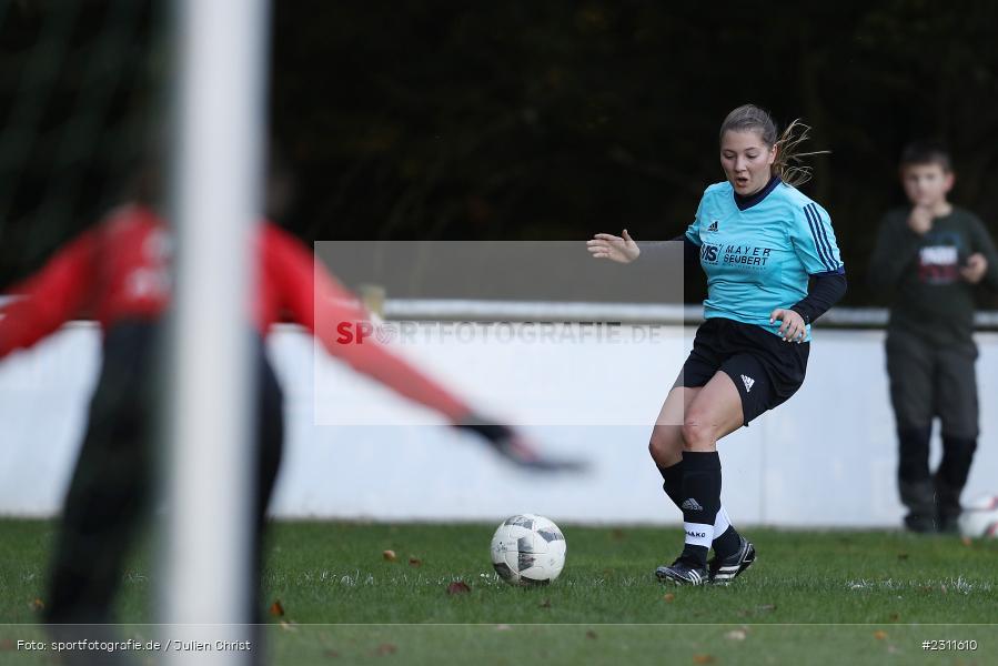 Emely Michler, Sportplatz, Adelsberg, 16.10.2021, BFV, sport, action, Fussball, Deutschland, Oktober 2021, Saison 2021/2022, Bezirksliga Frauen 01, SVB, SVA, SV Bütthard, SpVgg Adelsberg - Bild-ID: 2311610