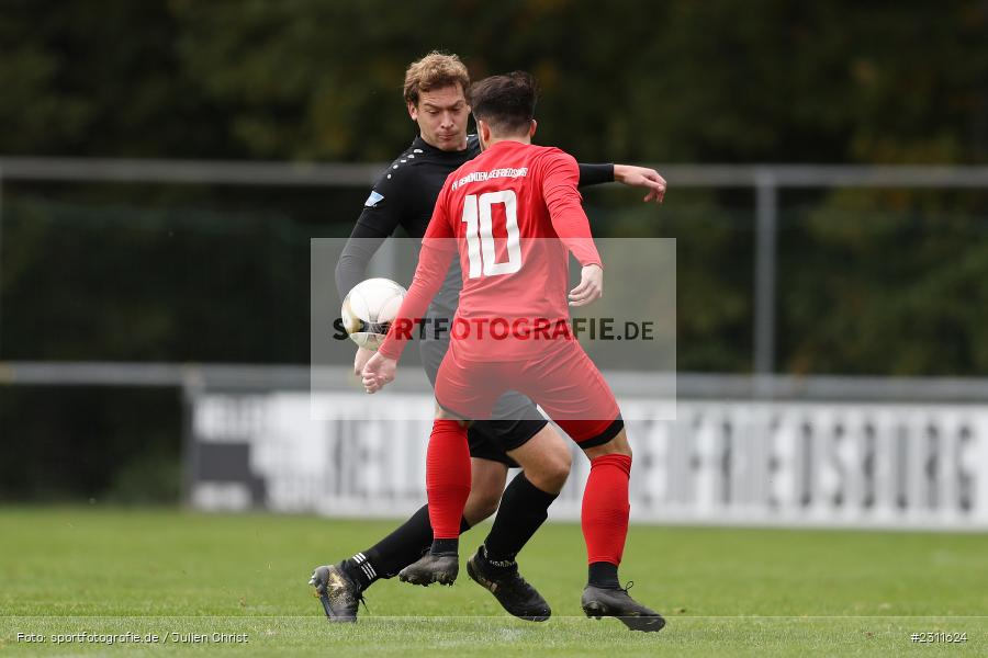 Andreas Hagen, Sportplatz, Seifriedsburg, 17.10.2021, BFV, sport, action, Fussball, Deutschland, Oktober 2021, Saison 2021/2022, ASV, FVGS, BZL, Bezirksliga Unterfranken West, ASV Rimpar, FV Gemünden/Seifriedsburg - Bild-ID: 2311624