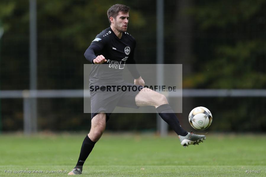 Maximilian Baier, Sportplatz, Seifriedsburg, 17.10.2021, BFV, sport, action, Fussball, Deutschland, Oktober 2021, Saison 2021/2022, ASV, FVGS, BZL, Bezirksliga Unterfranken West, ASV Rimpar, FV Gemünden/Seifriedsburg - Bild-ID: 2311627