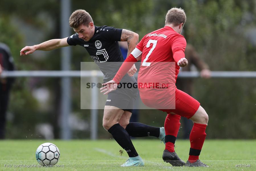 Sandro Kramosch, Sportplatz, Seifriedsburg, 17.10.2021, BFV, sport, action, Fussball, Deutschland, Oktober 2021, Saison 2021/2022, ASV, FVGS, BZL, Bezirksliga Unterfranken West, ASV Rimpar, FV Gemünden/Seifriedsburg - Bild-ID: 2311648