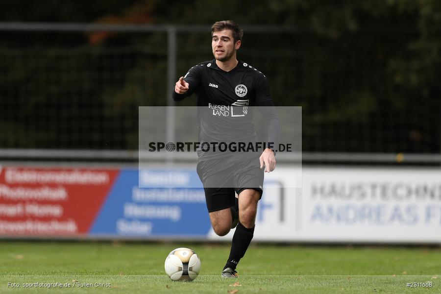 Maximilian Baier, Sportplatz, Seifriedsburg, 17.10.2021, BFV, sport, action, Fussball, Deutschland, Oktober 2021, Saison 2021/2022, ASV, FVGS, BZL, Bezirksliga Unterfranken West, ASV Rimpar, FV Gemünden/Seifriedsburg - Bild-ID: 2311668