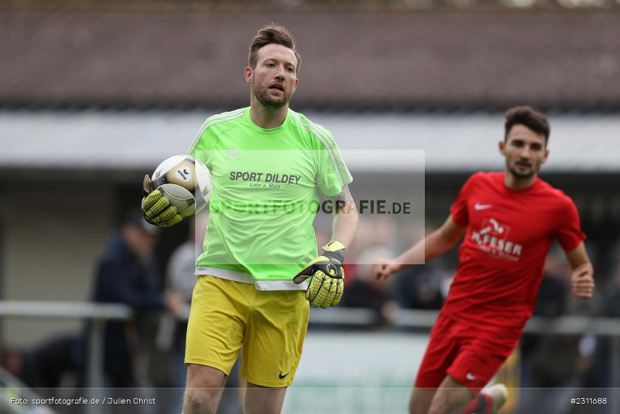 Philipp Ködel, Sportplatz, Seifriedsburg, 17.10.2021, BFV, sport, action, Fussball, Deutschland, Oktober 2021, Saison 2021/2022, ASV, FVGS, BZL, Bezirksliga Unterfranken West, ASV Rimpar, FV Gemünden/Seifriedsburg - Bild-ID: 2311688