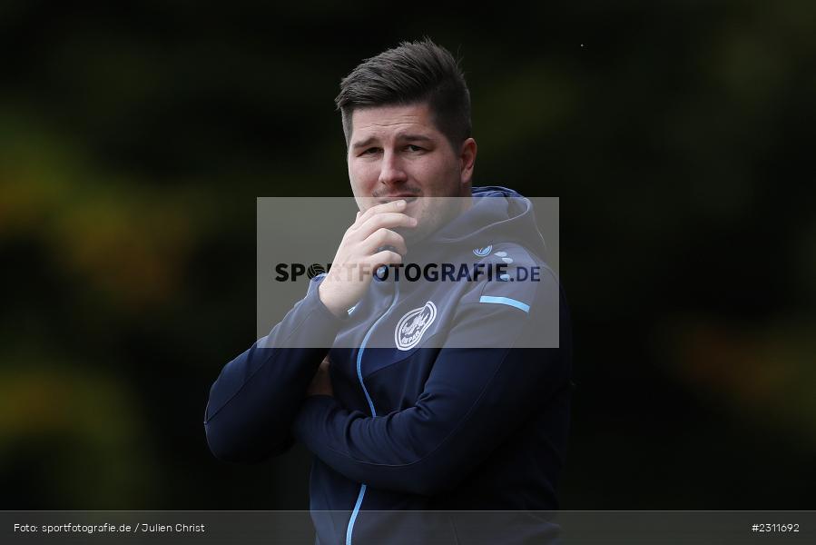Marcel Heck, Sportplatz, Seifriedsburg, 17.10.2021, BFV, sport, action, Fussball, Deutschland, Oktober 2021, Saison 2021/2022, ASV, FVGS, BZL, Bezirksliga Unterfranken West, ASV Rimpar, FV Gemünden/Seifriedsburg - Bild-ID: 2311692