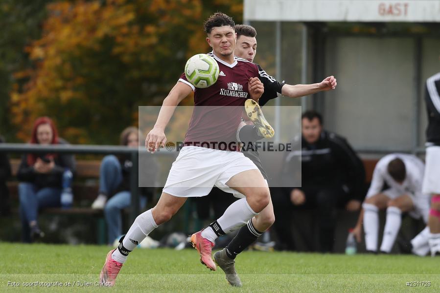 Luca Weber, Sportplatz, Karsbach, 17.10.2021, BFV, sport, action, Fussball, Deutschland, Oktober 2021, Saison 2021/2022, GR3, Kreisklasse Würzburg, FVSBM, FCK, FV Stetten-Binsfeld-Müdesheim, SG FC Karsbach - Bild-ID: 2311723