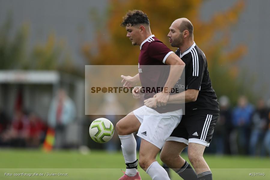 Luca Weber, Sportplatz, Karsbach, 17.10.2021, BFV, sport, action, Fussball, Deutschland, Oktober 2021, Saison 2021/2022, GR3, Kreisklasse Würzburg, FVSBM, FCK, FV Stetten-Binsfeld-Müdesheim, SG FC Karsbach - Bild-ID: 2311740