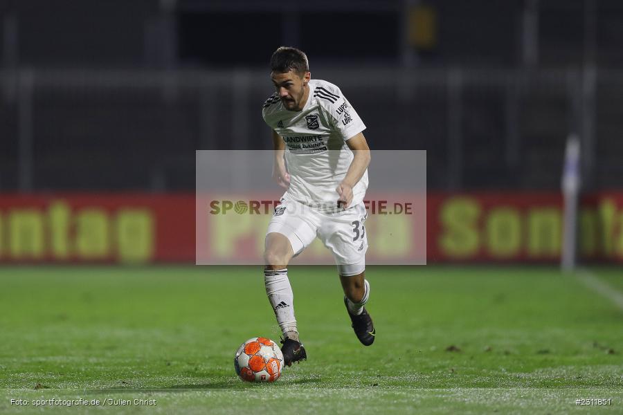 Christoph Ehlich, Stadion am Schönbusch, Aschaffenburg, 19.10.2021, BFV, sport, action, Fussball, Deutschland, Oktober 2021, Saison 2021/2022, 4. Liga, Regionalliga Bayern, UHG, SVA, SpVgg Unterhaching, SV Viktoria Aschaffenburg - Bild-ID: 2311851 Christoph Ehlich, Stadion am Schönbusch, Aschaffenburg, 19.10.2021, BFV, sport, action, Fussball, Deutschland, Oktober 2021, Saison 2021/2022, 4. Liga, Regionalliga Bayern, UHG, SVA, SpVgg Unterhaching, SV Viktoria Aschaffenburg - Bild-ID: 2311851