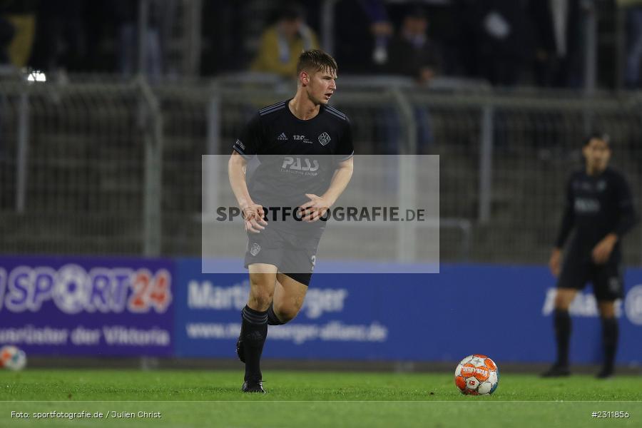 Niklas Borger, Stadion am Schönbusch, Aschaffenburg, 19.10.2021, BFV, sport, action, Fussball, Deutschland, Oktober 2021, Saison 2021/2022, 4. Liga, Regionalliga Bayern, UHG, SVA, SpVgg Unterhaching, SV Viktoria Aschaffenburg - Bild-ID: 2311856 Niklas Borger, Stadion am Schönbusch, Aschaffenburg, 19.10.2021, BFV, sport, action, Fussball, Deutschland, Oktober 2021, Saison 2021/2022, 4. Liga, Regionalliga Bayern, UHG, SVA, SpVgg Unterhaching, SV Viktoria Aschaffenburg - Bild-ID: 2311856