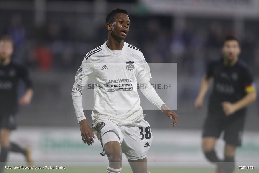 Boipelo Mashigo, Stadion am Schönbusch, Aschaffenburg, 19.10.2021, BFV, sport, action, Fussball, Deutschland, Oktober 2021, Saison 2021/2022, 4. Liga, Regionalliga Bayern, UHG, SVA, SpVgg Unterhaching, SV Viktoria Aschaffenburg - Bild-ID: 2311878