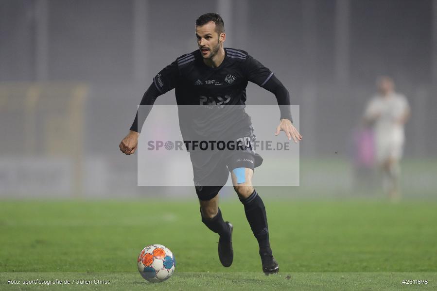 Marco Fritscher, Stadion am Schönbusch, Aschaffenburg, 19.10.2021, BFV, sport, action, Fussball, Deutschland, Oktober 2021, Saison 2021/2022, 4. Liga, Regionalliga Bayern, UHG, SVA, SpVgg Unterhaching, SV Viktoria Aschaffenburg - Bild-ID: 2311898