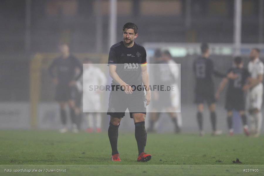 Benjamin Baier, Stadion am Schönbusch, Aschaffenburg, 19.10.2021, BFV, sport, action, Fussball, Deutschland, Oktober 2021, Saison 2021/2022, 4. Liga, Regionalliga Bayern, UHG, SVA, SpVgg Unterhaching, SV Viktoria Aschaffenburg - Bild-ID: 2311905