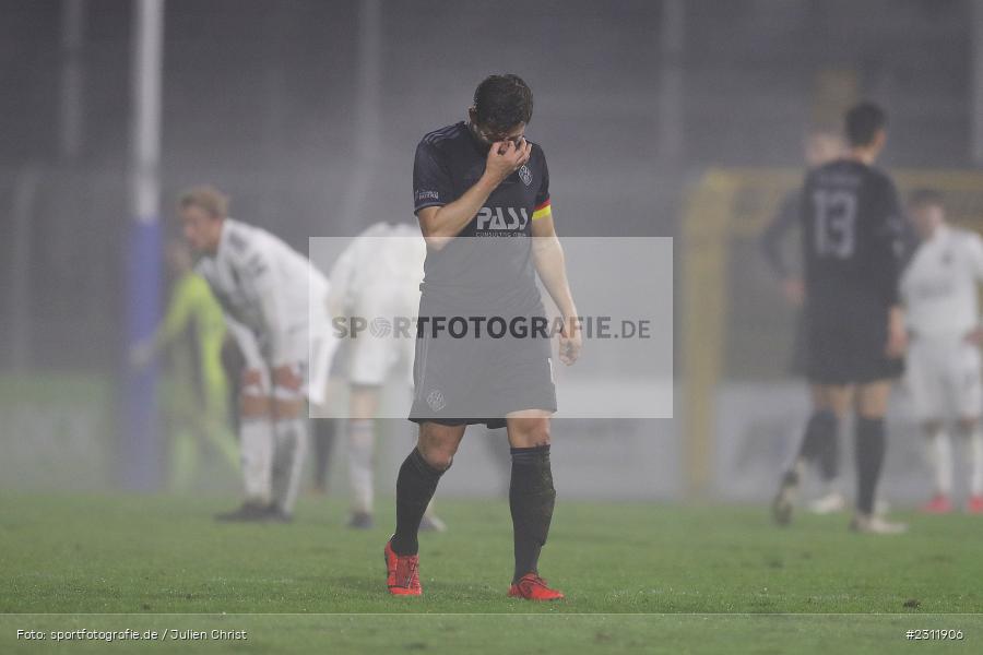 Benjamin Baier, Stadion am Schönbusch, Aschaffenburg, 19.10.2021, BFV, sport, action, Fussball, Deutschland, Oktober 2021, Saison 2021/2022, 4. Liga, Regionalliga Bayern, UHG, SVA, SpVgg Unterhaching, SV Viktoria Aschaffenburg - Bild-ID: 2311906