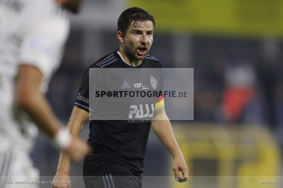 Benjamin Baier, Stadion am Schönbusch, Aschaffenburg, 19.10.2021, BFV, sport, action, Fussball, Deutschland, Oktober 2021, Saison 2021/2022, 4. Liga, Regionalliga Bayern, UHG, SVA, SpVgg Unterhaching, SV Viktoria Aschaffenburg - Bild-ID: 2311915