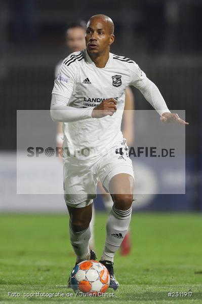 David Pisot, Stadion am Schönbusch, Aschaffenburg, 19.10.2021, BFV, sport, action, Fussball, Deutschland, Oktober 2021, Saison 2021/2022, 4. Liga, Regionalliga Bayern, UHG, SVA, SpVgg Unterhaching, SV Viktoria Aschaffenburg - Bild-ID: 2311917