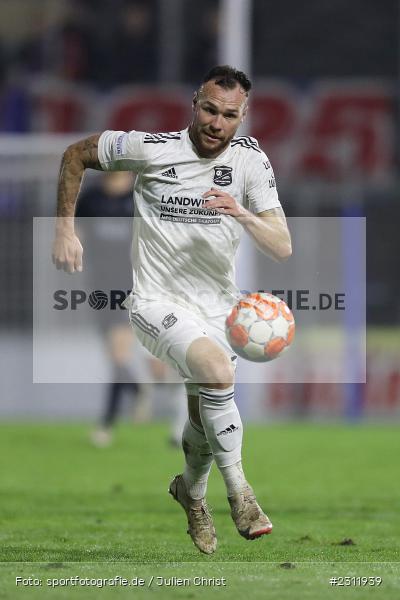 Patrick Hobsch, Stadion am Schönbusch, Aschaffenburg, 19.10.2021, BFV, sport, action, Fussball, Deutschland, Oktober 2021, Saison 2021/2022, 4. Liga, Regionalliga Bayern, UHG, SVA, SpVgg Unterhaching, SV Viktoria Aschaffenburg - Bild-ID: 2311939