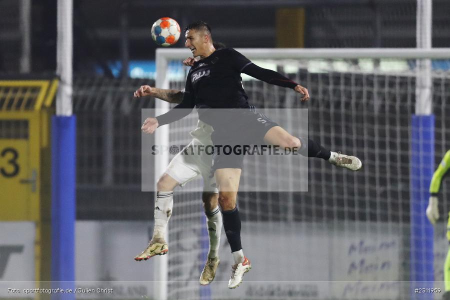 Elmir Muhic, Stadion am Schönbusch, Aschaffenburg, 19.10.2021, BFV, sport, action, Fussball, Deutschland, Oktober 2021, Saison 2021/2022, 4. Liga, Regionalliga Bayern, UHG, SVA, SpVgg Unterhaching, SV Viktoria Aschaffenburg - Bild-ID: 2311959