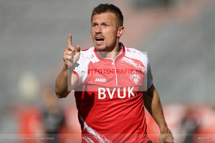 Marvin Pourié, FLYERALARM Arena, Würzburg, 23.10.2021, DFL, sport, action, Fussball, Deutschland, Oktober 2021, Saison 2021/2022, TGM, FWK, 3. Liga, Türkgücü München, FC Würzburger Kickers - Bild-ID: 2311987