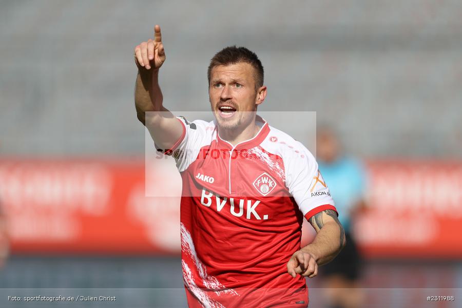 Marvin Pourié, FLYERALARM Arena, Würzburg, 23.10.2021, DFL, sport, action, Fussball, Deutschland, Oktober 2021, Saison 2021/2022, TGM, FWK, 3. Liga, Türkgücü München, FC Würzburger Kickers - Bild-ID: 2311988