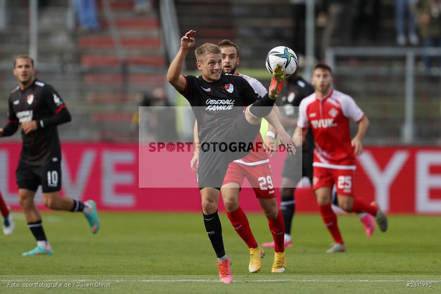 Lukas Scepanik, FLYERALARM Arena, Würzburg, 23.10.2021, DFL, sport, action, Fussball, Deutschland, Oktober 2021, Saison 2021/2022, TGM, FWK, 3. Liga, Türkgücü München, FC Würzburger Kickers - Bild-ID: 2311992