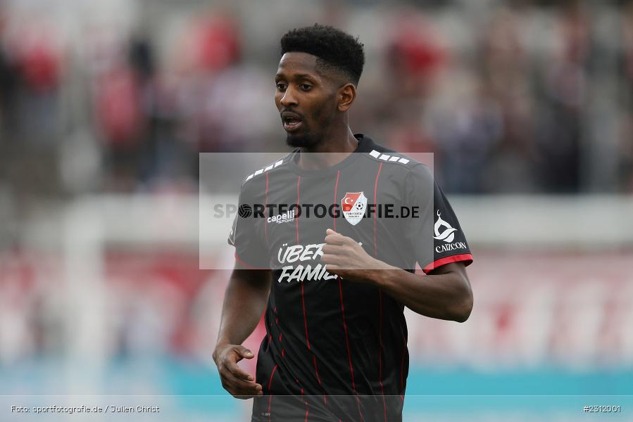 Boubacar Barry, FLYERALARM Arena, Würzburg, 23.10.2021, DFL, sport, action, Fussball, Deutschland, Oktober 2021, Saison 2021/2022, TGM, FWK, 3. Liga, Türkgücü München, FC Würzburger Kickers - Bild-ID: 2312001