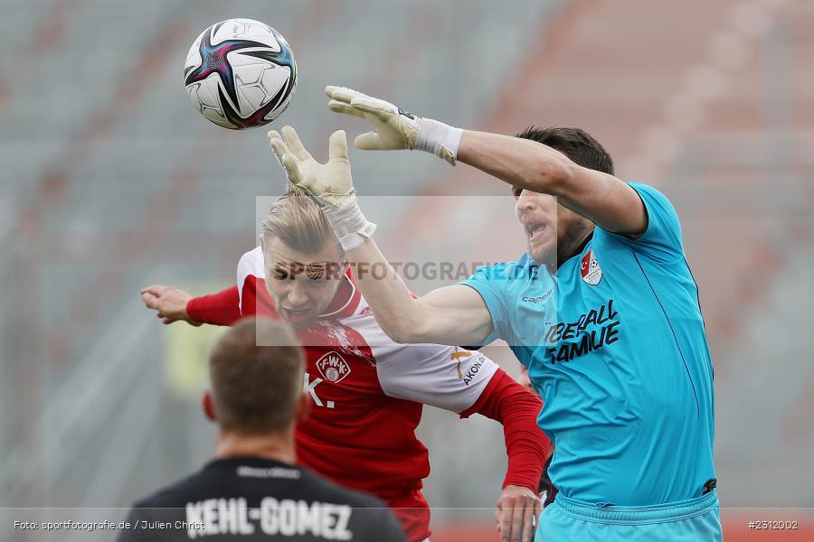 Lars Dietz, FLYERALARM Arena, Würzburg, 23.10.2021, DFL, sport, action, Fussball, Deutschland, Oktober 2021, Saison 2021/2022, TGM, FWK, 3. Liga, Türkgücü München, FC Würzburger Kickers - Bild-ID: 2312002