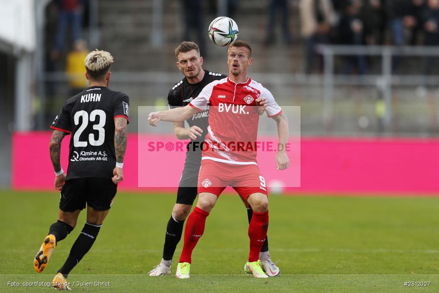 Marvin Pourié, FLYERALARM Arena, Würzburg, 23.10.2021, DFL, sport, action, Fussball, Deutschland, Oktober 2021, Saison 2021/2022, TGM, FWK, 3. Liga, Türkgücü München, FC Würzburger Kickers - Bild-ID: 2312027