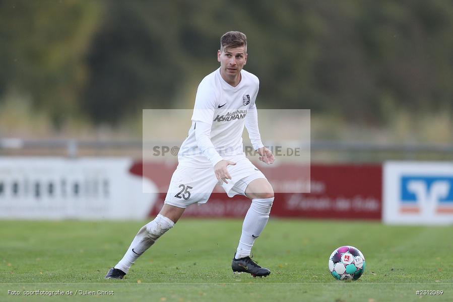 Julian Meyer, Sportplatz, Karlburg, 23.10.2021, BFV, sport, action, Fussball, Deutschland, Oktober 2021, Saison 2021/2022, Bayernliga Nord, HOF, TSV, SpVgg Bayern Hof, TSV Karlburg - Bild-ID: 2312089 Julian Meyer, Sportplatz, Karlburg, 23.10.2021, BFV, sport, action, Fussball, Deutschland, Oktober 2021, Saison 2021/2022, Bayernliga Nord, HOF, TSV, SpVgg Bayern Hof, TSV Karlburg - Bild-ID: 2312089
