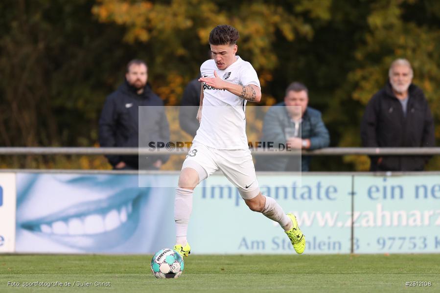 Pascal Jeni, Sportplatz, Karlburg, 23.10.2021, BFV, sport, action, Fussball, Deutschland, Oktober 2021, Saison 2021/2022, Bayernliga Nord, HOF, TSV, SpVgg Bayern Hof, TSV Karlburg - Bild-ID: 2312108