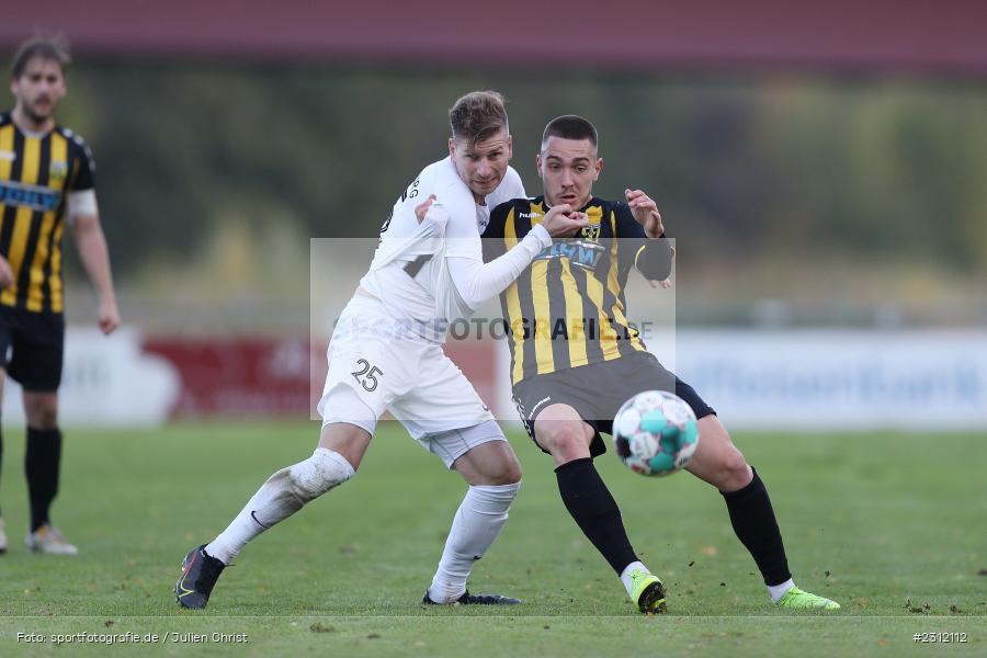 Yannick Frey, Sportplatz, Karlburg, 23.10.2021, BFV, sport, action, Fussball, Deutschland, Oktober 2021, Saison 2021/2022, Bayernliga Nord, HOF, TSV, SpVgg Bayern Hof, TSV Karlburg - Bild-ID: 2312112