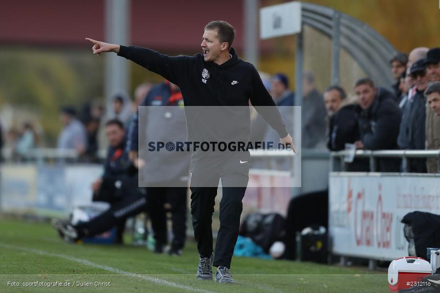 Markus Köhler, Sportplatz, Karlburg, 23.10.2021, BFV, sport, action, Fussball, Deutschland, Oktober 2021, Saison 2021/2022, Bayernliga Nord, HOF, TSV, SpVgg Bayern Hof, TSV Karlburg - Bild-ID: 2312116