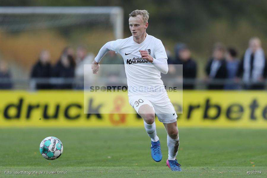 Marco Kunzmann, Sportplatz, Karlburg, 23.10.2021, BFV, sport, action, Fussball, Deutschland, Oktober 2021, Saison 2021/2022, Bayernliga Nord, HOF, TSV, SpVgg Bayern Hof, TSV Karlburg - Bild-ID: 2312119