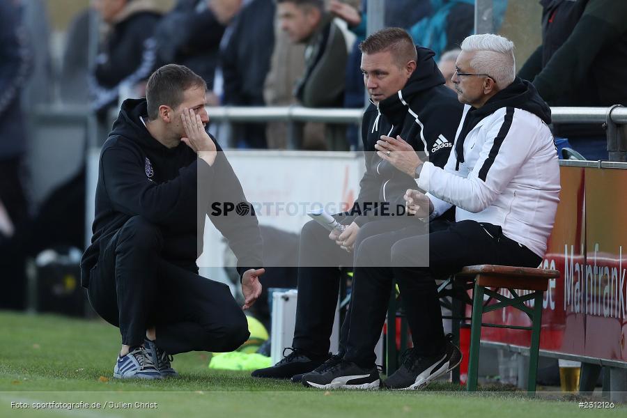 Dialog, Markus Köhler, Sportplatz, Karlburg, 23.10.2021, BFV, sport, action, Fussball, Deutschland, Oktober 2021, Saison 2021/2022, Bayernliga Nord, HOF, TSV, SpVgg Bayern Hof, TSV Karlburg - Bild-ID: 2312126
