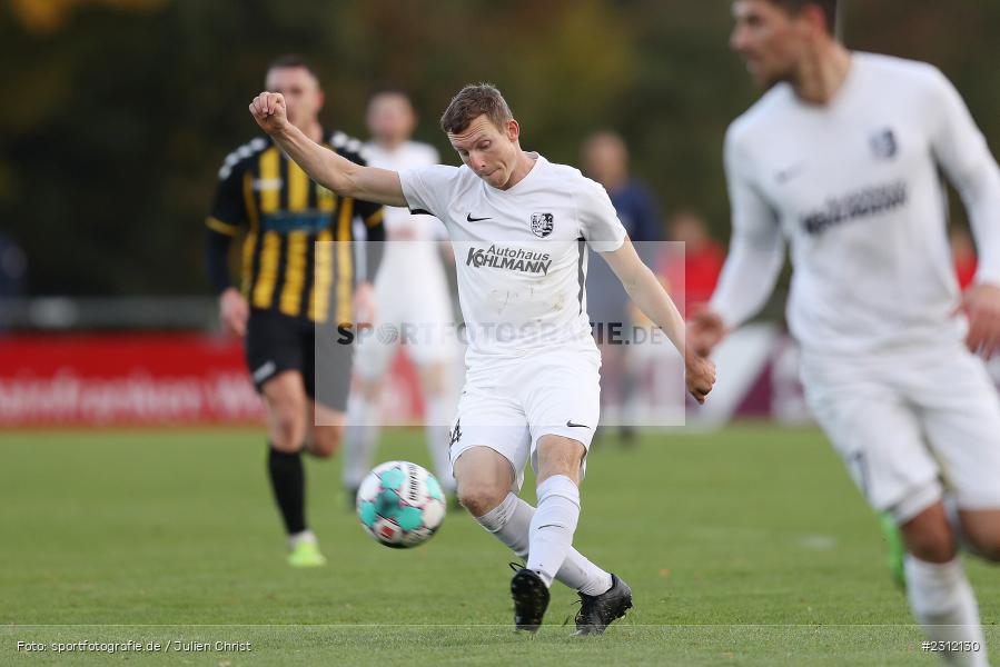 Sebastian Fries, Sportplatz, Karlburg, 23.10.2021, BFV, sport, action, Fussball, Deutschland, Oktober 2021, Saison 2021/2022, Bayernliga Nord, HOF, TSV, SpVgg Bayern Hof, TSV Karlburg - Bild-ID: 2312130