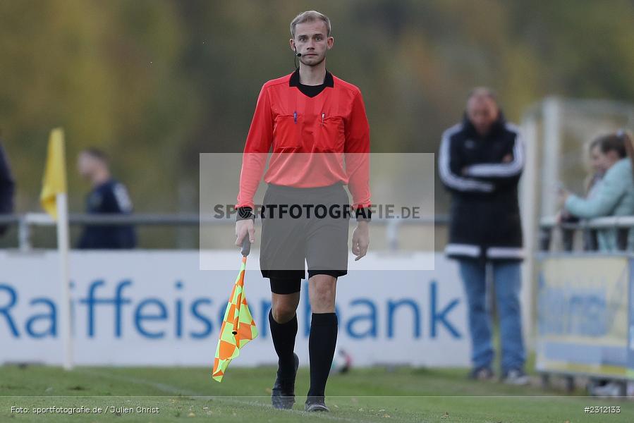 Marcel Bargel, Sportplatz, Karlburg, 23.10.2021, BFV, sport, action, Fussball, Deutschland, Oktober 2021, Saison 2021/2022, Bayernliga Nord, HOF, TSV, SpVgg Bayern Hof, TSV Karlburg - Bild-ID: 2312133