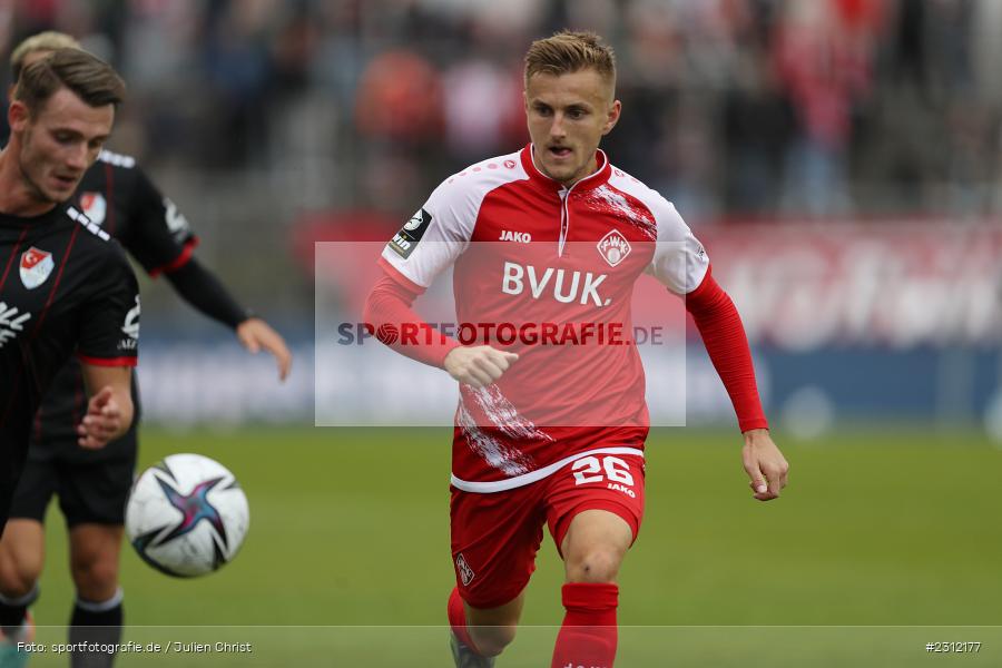 Alexander Lungwitz, FLYERALARM Arena, Würzburg, 23.10.2021, DFL, sport, action, Fussball, Deutschland, Oktober 2021, Saison 2021/2022, TGM, FWK, 3. Liga, Türkgücü München, FC Würzburger Kickers - Bild-ID: 2312177