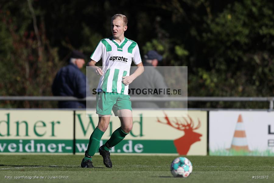 Mika Beckert, Sportplatz, Karlburg, 24.10.2021, BFV, sport, action, Fussball, Deutschland, Oktober 2021, Saison 2021/2022, Kreisliga Würzburg, FVK, TSV, FV Karlstadt, TSV Karlburg II - Bild-ID: 2312372