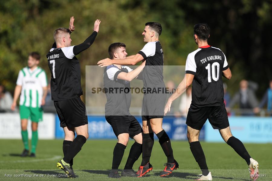Torjubel, Philipp Kübert, Sportplatz, Karlburg, 24.10.2021, BFV, sport, action, Fussball, Deutschland, Oktober 2021, Saison 2021/2022, Kreisliga Würzburg, FVK, TSV, FV Karlstadt, TSV Karlburg II - Bild-ID: 2312397 Torjubel, Philipp Kübert, Sportplatz, Karlburg, 24.10.2021, BFV, sport, action, Fussball, Deutschland, Oktober 2021, Saison 2021/2022, Kreisliga Würzburg, FVK, TSV, FV Karlstadt, TSV Karlburg II - Bild-ID: 2312397