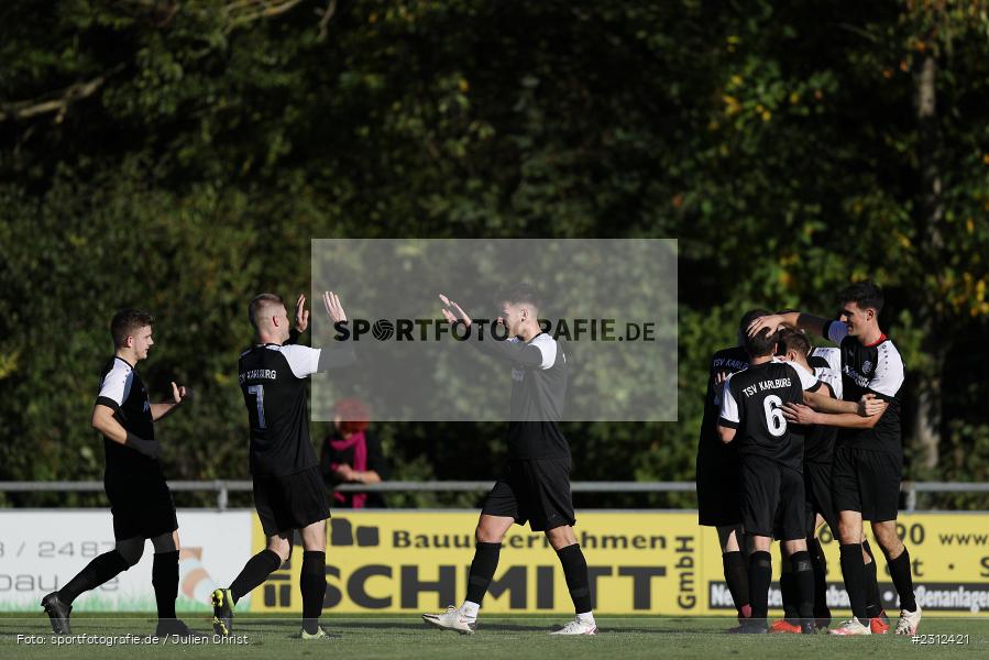 Torjubel, Maximilian Franz, Sportplatz, Karlburg, 24.10.2021, BFV, sport, action, Fussball, Deutschland, Oktober 2021, Saison 2021/2022, Kreisliga Würzburg, FVK, TSV, FV Karlstadt, TSV Karlburg II - Bild-ID: 2312421 Torjubel, Maximilian Franz, Sportplatz, Karlburg, 24.10.2021, BFV, sport, action, Fussball, Deutschland, Oktober 2021, Saison 2021/2022, Kreisliga Würzburg, FVK, TSV, FV Karlstadt, TSV Karlburg II - Bild-ID: 2312421