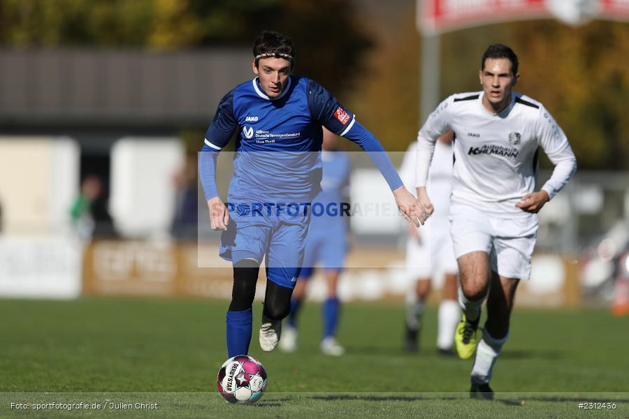 Julian Langhirt, Sportplatz, Karlburg, 24.10.2021, BFV, sport, action, Fussball, Deutschland, Oktober 2021, Saison 2021/2022, SGL, TSV, A-Klasse Würzburg, SG Laudenbach/Himmelstadt, TSV Karlburg III - Bild-ID: 2312436