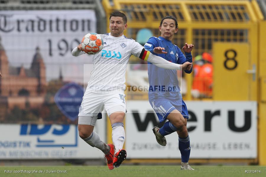 Benjamin Baier, Stadion am Schönbusch, Aschaffenburg, 30.10.2021, BFV, sport, action, Fussball, Deutschland, Oktober 2021, Saison 2021/2022, 4. Liga, Regionalliga Bayern, FVI, SVA, FV Illertissen, SV Viktoria Aschaffenburg - Bild-ID: 2312474 Benjamin Baier, Stadion am Schönbusch, Aschaffenburg, 30.10.2021, BFV, sport, action, Fussball, Deutschland, Oktober 2021, Saison 2021/2022, 4. Liga, Regionalliga Bayern, FVI, SVA, FV Illertissen, SV Viktoria Aschaffenburg - Bild-ID: 2312474