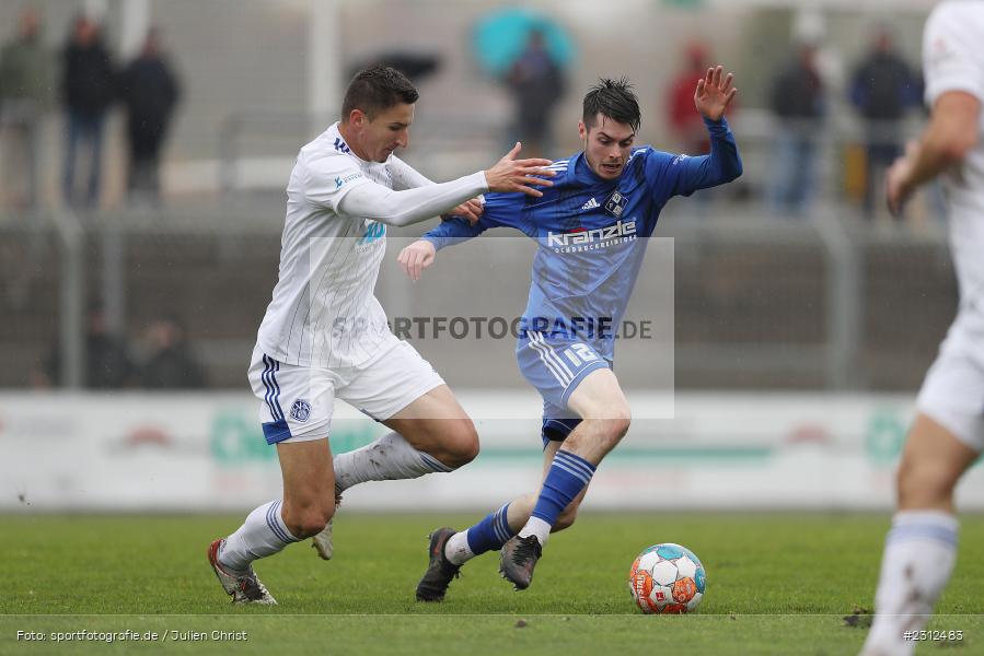 Maurice Strobel, Stadion am Schönbusch, Aschaffenburg, 30.10.2021, BFV, sport, action, Fussball, Deutschland, Oktober 2021, Saison 2021/2022, 4. Liga, Regionalliga Bayern, FVI, SVA, FV Illertissen, SV Viktoria Aschaffenburg - Bild-ID: 2312483 Maurice Strobel, Stadion am Schönbusch, Aschaffenburg, 30.10.2021, BFV, sport, action, Fussball, Deutschland, Oktober 2021, Saison 2021/2022, 4. Liga, Regionalliga Bayern, FVI, SVA, FV Illertissen, SV Viktoria Aschaffenburg - Bild-ID: 2312483