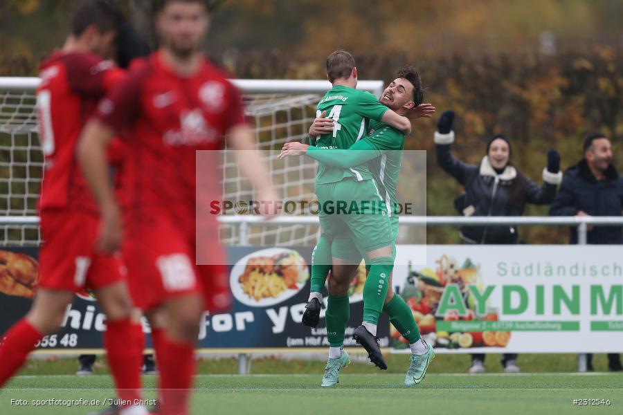 Torjubel, Michael Herrmann, Sportgelände Vatan Spor, Aschaffenburg, 30.10.2021, BFV, sport, action, Fussball, Deutschland, Oktober 2021, Saison 2021/2022, Bayernliga Nord, TSV, VSA, TSV Abtswind, SV Vatan Spor Aschaffenburg - Bild-ID: 2312546 Torjubel, Michael Herrmann, Sportgelände Vatan Spor, Aschaffenburg, 30.10.2021, BFV, sport, action, Fussball, Deutschland, Oktober 2021, Saison 2021/2022, Bayernliga Nord, TSV, VSA, TSV Abtswind, SV Vatan Spor Aschaffenburg - Bild-ID: 2312546