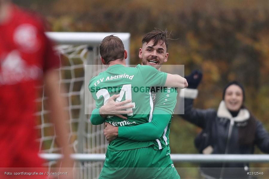 Torjubel, Michael Herrmann, Sportgelände Vatan Spor, Aschaffenburg, 30.10.2021, BFV, sport, action, Fussball, Deutschland, Oktober 2021, Saison 2021/2022, Bayernliga Nord, TSV, VSA, TSV Abtswind, SV Vatan Spor Aschaffenburg - Bild-ID: 2312548 Torjubel, Michael Herrmann, Sportgelände Vatan Spor, Aschaffenburg, 30.10.2021, BFV, sport, action, Fussball, Deutschland, Oktober 2021, Saison 2021/2022, Bayernliga Nord, TSV, VSA, TSV Abtswind, SV Vatan Spor Aschaffenburg - Bild-ID: 2312548